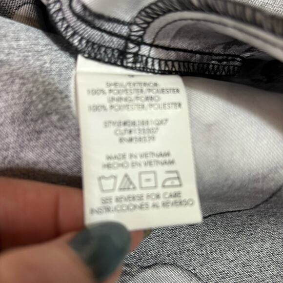 Speechless Black and White Fit and Flare Floral Cocktail Dress Size 9 DD0561 - Picture 6 of 10